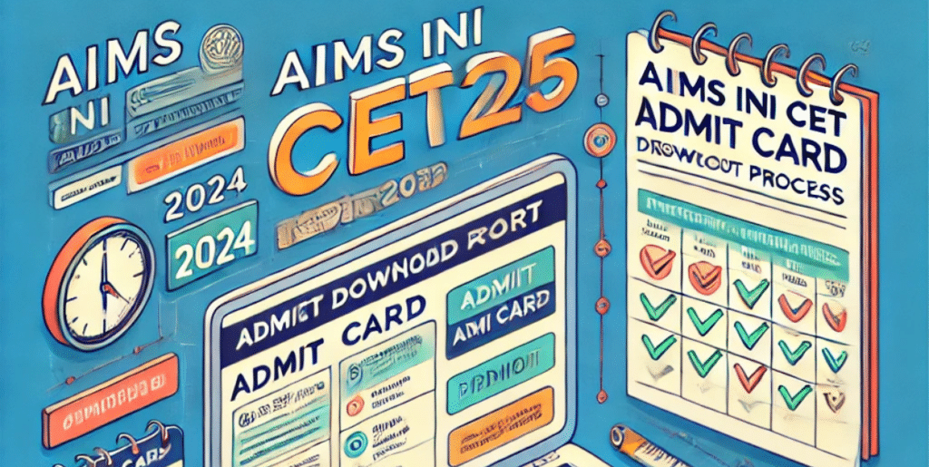 AIIMS INI CET 2025 Admit Card release