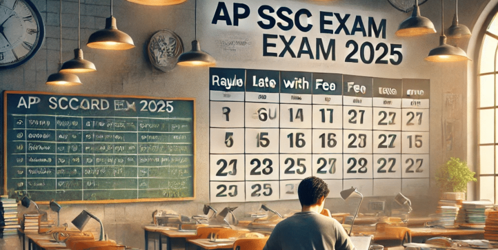 AP SSC Board Exam 2025 fees submission